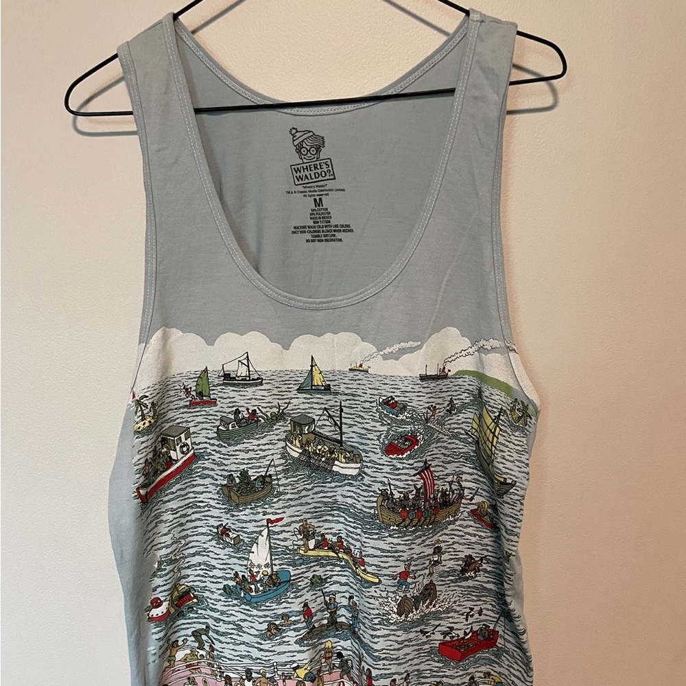 Where’s Waldo vintage tank